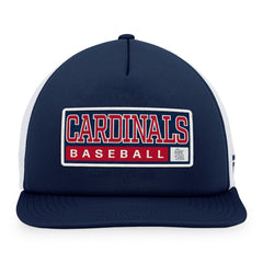 St. Louis Cardinals Majestic Foam Trucker Snapback Hat - Navy/White Hats
