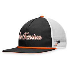 San Francisco Giants Fanatics Heritage Golfer Snapback Hat - Black Hats