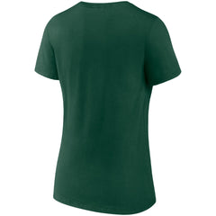Milwaukee Bucks Women's Hometown Collection Brew City V-Neck T-Shirt Hunter Green