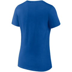 Philadelphia 76ers Women's Hometown Collection Broad Street Ballers V-Neck T-Shirt Royal