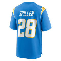 NFL Isaiah Spiller Los Angeles Chargers Game Jersey - Powder Blue
