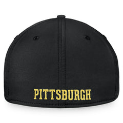 Pittsburgh Pirates Fanatics Core Flex Hat - Black Hats