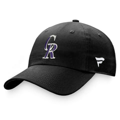 Colorado Rockies Fanatics Cooperstown Collection Core Adjustable Hat - Black Hats