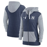 New York Yankees Nike Women's Full-Zip Hoodie - Navy Hoodies
