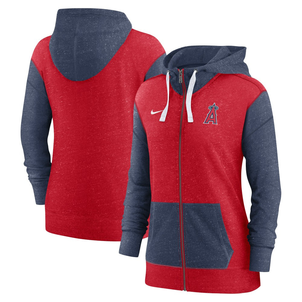 Los Angeles Angels Nike Women's Full-Zip Hoodie - Red Hoodies
