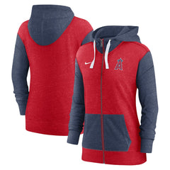 Los Angeles Angels Nike Women's Full-Zip Hoodie - Red Hoodies