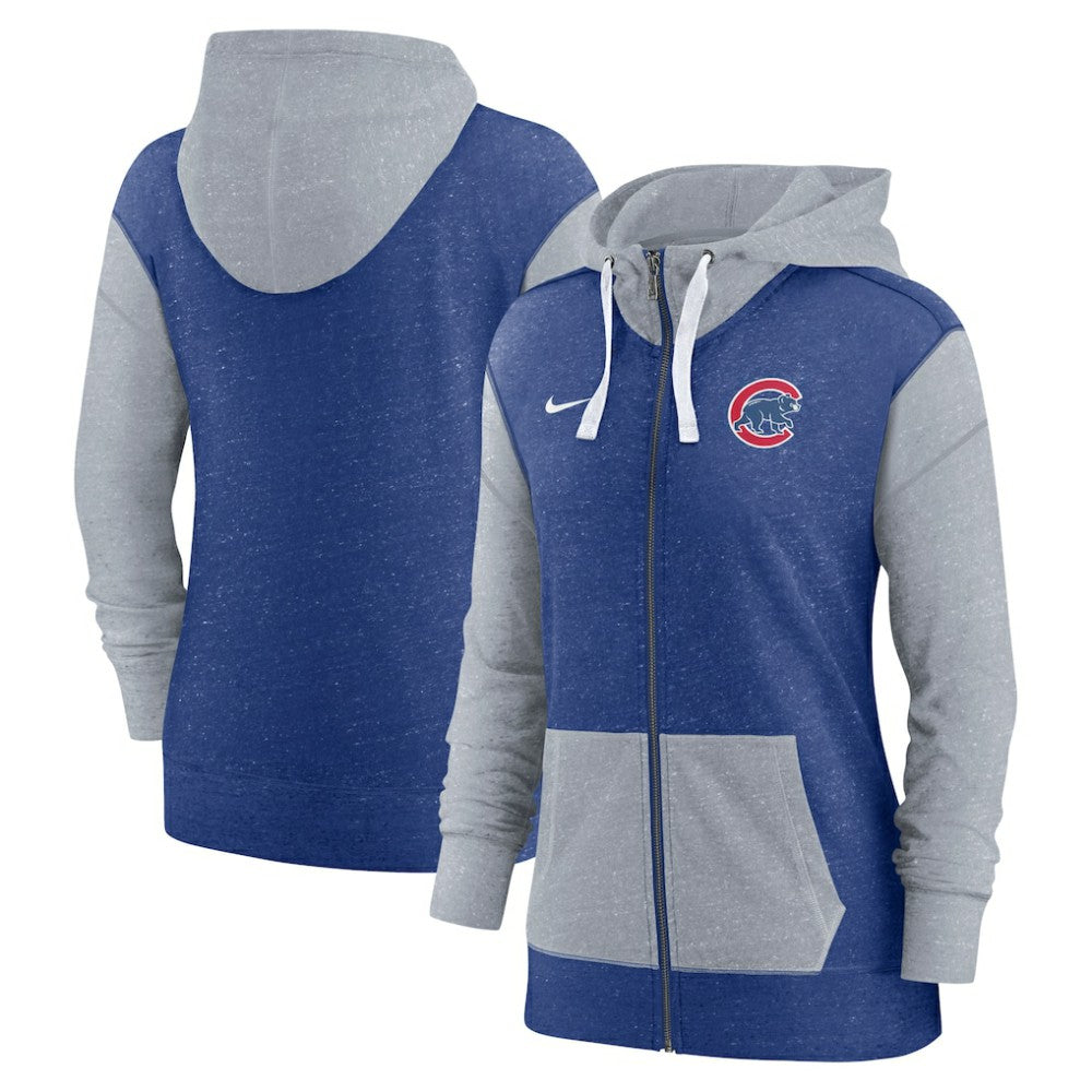 Chicago Cubs Nike Women's Full-Zip Hoodie - Royal Hoodies