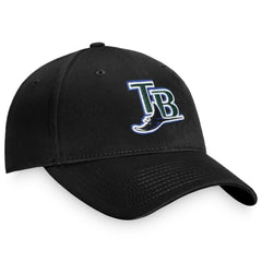 Tampa Bay Rays Fanatics Cooperstown Collection Core Adjustable Hat - Black Hats