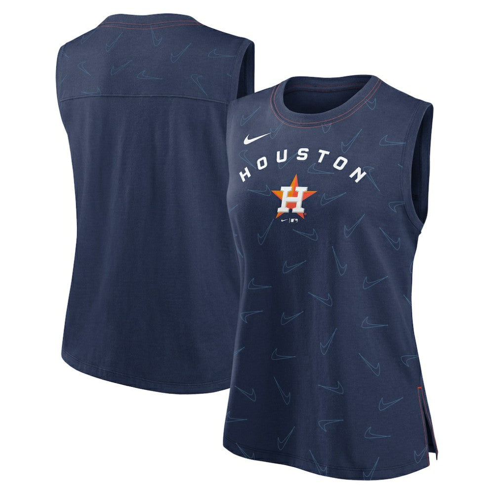 Houston Astros Nike Women's Muscle Play Tank Top - Navy Tanks