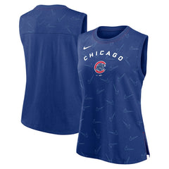 Chicago Cubs Nike Women's Muscle Play Tank Top - Royal Tanks