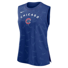 Chicago Cubs Nike Women's Muscle Play Tank Top - Royal Tanks