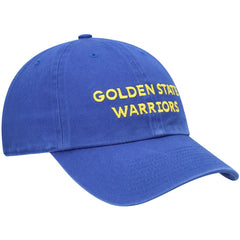 Golden State Warriors '47 Clean Up Wordmark Adjustable Hat Royal