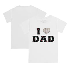 Arizona Diamondbacks Tiny Turnip Youth I Love Dad T-Shirt - White T-shirts