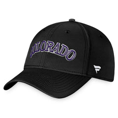 Colorado Rockies Fanatics Cooperstown Core Flex Hat - Black Hats