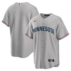 MLB Minnesota Twins Nike Road Replica Team Jersey - Gray