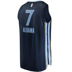 NBA Santi Aldama Memphis Grizzlies Fast Break Replica Jersey - Icon Edition - Navy