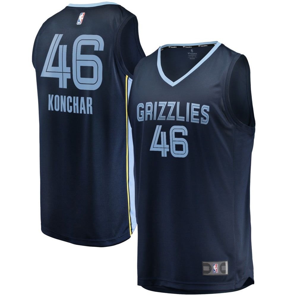 NBA John Konchar Memphis Grizzlies Fast Break Replica Jersey - Icon Edition - Navy