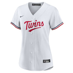 MLB Minnesota Twins Nike Women's Home Replica Team Logo Jersey - White