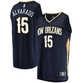 NBA Jose Alvarado New Orleans Pelicans Fast Break Replica Jersey - Icon Edition - Navy