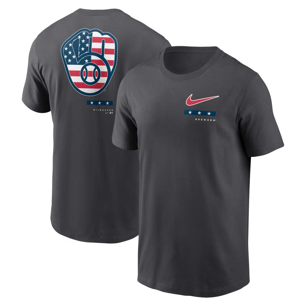 Milwaukee Brewers Nike Americana T-Shirt - Anthracite T-shirts