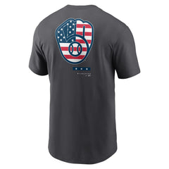 Milwaukee Brewers Nike Americana T-Shirt - Anthracite T-shirts
