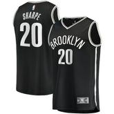 Day'Ron Sharpe Brooklyn Nets Fast Break Replica Jersey Icon Edition Black