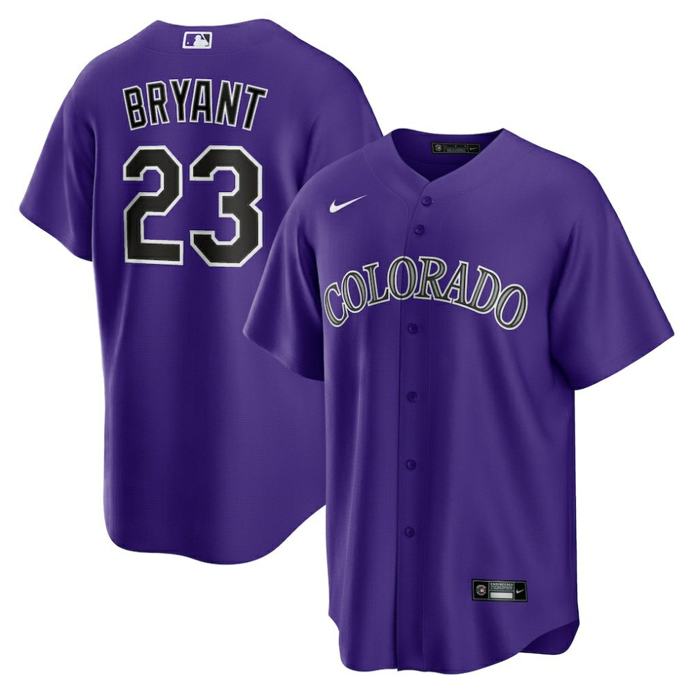 MLB Kris Bryant Colorado Rockies Nike Alternate Replica Player Jersey - Purple