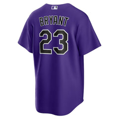 MLB Kris Bryant Colorado Rockies Nike Alternate Replica Player Jersey - Purple