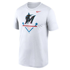 Miami Marlins Nike Icon Legend Dri-FIT T-Shirt - White T-shirts