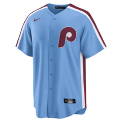 MLB Kyle Schwarber Philadelphia Phillies Nike Alternate, 1st Replica Jersey - Light Blue