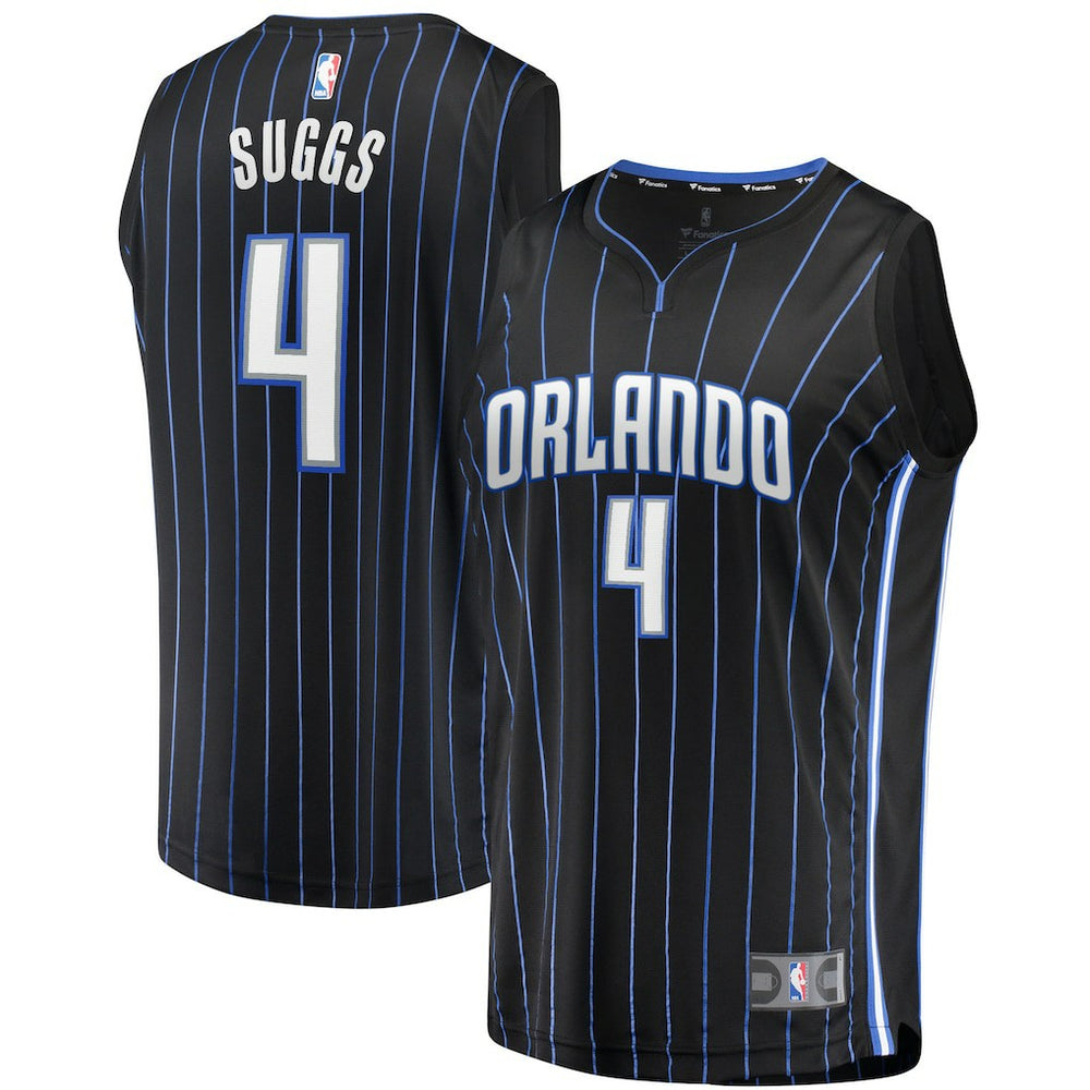 NBA Jalen Suggs Orlando Magic Youth 2021/22 Fast Break Replica Jersey - Icon Edition - Black