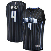 NBA Jalen Suggs Orlando Magic Youth 2021/22 Fast Break Replica Jersey - Icon Edition - Black
