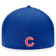 Chicago Cubs Fanatics Fundamental Two-Tone Fitted Hat - Royal/Red Hats