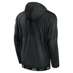 Chicago Cubs Nike Authentic Night Game Performance Half-Zip Windbreaker - Black Windbreaker