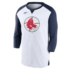 Boston Red Sox Nike Rewind 3/4-Sleeve T-Shirt - White/Navy T-shirts