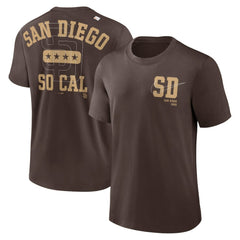 San Diego Padres Nike Statement Game Over T-Shirt - Brown T-shirts