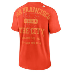 San Francisco Giants Nike Statement Game Over T-Shirt - Orange T-shirts