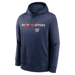 Washington Nationals Nike Swoosh NeighborHOOD Pullover Hoodie - Navy Hoodies