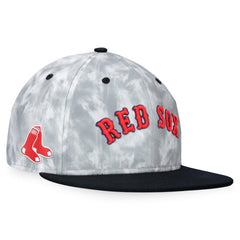 Boston Red Sox Fanatics Smoke Dye Fitted Hat - Black/White Hats