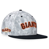 San Francisco Giants Fanatics Smoke Dye Fitted Hat - Black/White Hats