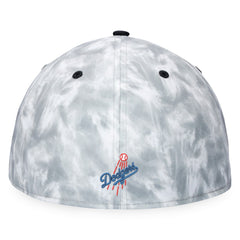 Los Angeles Dodgers Fanatics Smoke Dye Fitted Hat - Black/White Hats