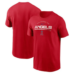 Los Angeles Angels Nike Team Engineered Performance T-Shirt - Red T-shirts