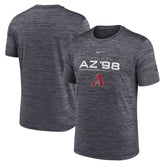 Arizona Diamondbacks Nike Wordmark Velocity Performance T-Shirt - Black T-shirts