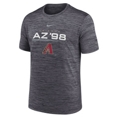 Arizona Diamondbacks Nike Wordmark Velocity Performance T-Shirt - Black T-shirts