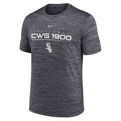 Chicago White Sox Nike Wordmark Velocity Performance T-Shirt - Black T-shirts