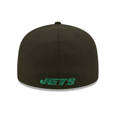 New York Jets New Era Flawless 59FIFTY Fitted Hat Black