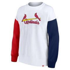 St. Louis Cardinals Fanatics Women's Series Pullover Sweatshirt - White Pullover