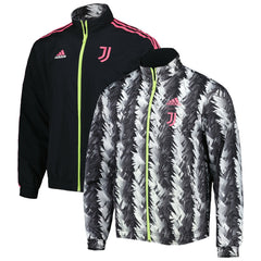 Juventus 2022/23 On-Field Team Logo Anthem Reversible Full-Zip Jacket Black