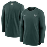 Athletics Nike Authentic Collection Logo Performance Long Sleeve T-Shirt - Green T-shirts