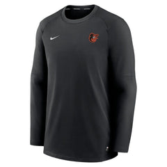 Baltimore Orioles Nike Authentic Collection Logo Performance Long Sleeve T-Shirt - Black T-shirts